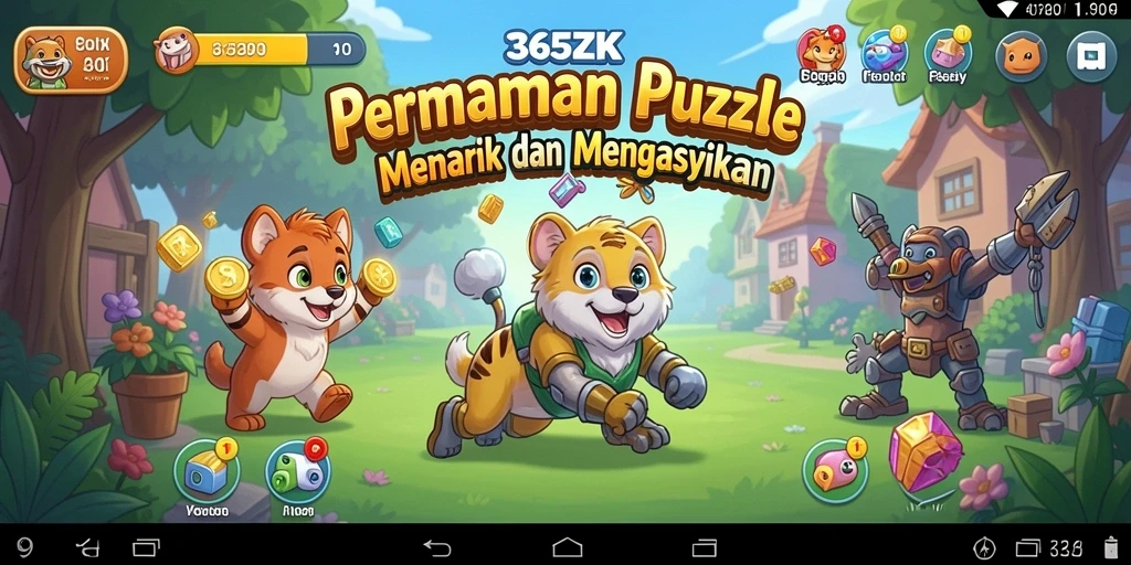 Tampilan menarik dari gameplay Puzzle 365ZK yang seru.