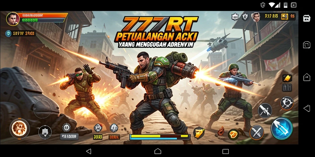 Tampilan gameplay 777RT yang menegangkan dan seru.