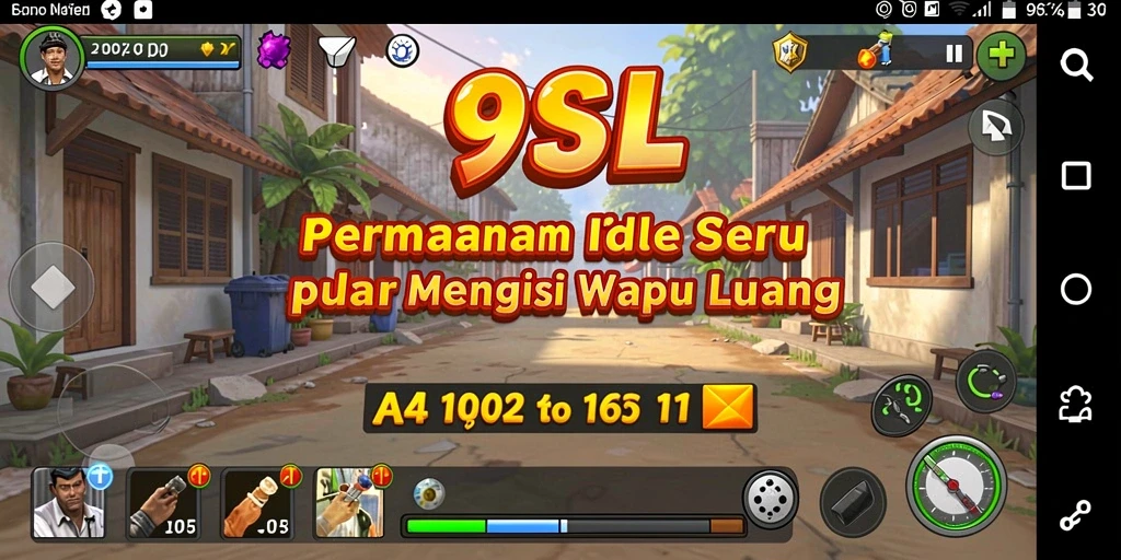 Tampilan menarik dari gameplay 9SL yang seru dan mengasyikkan.