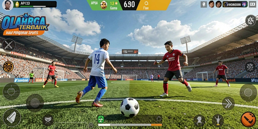 Tampilan gameplay yang dinamis dan penuh aksi dari API33.