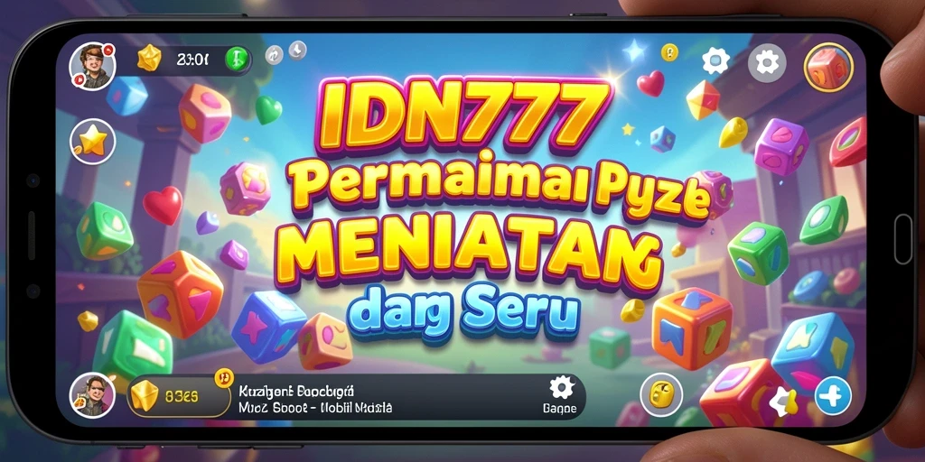 Tangkapan layar utama IDN777 menampilkan gameplay Puzzle yang menarik dan penuh tantangan.