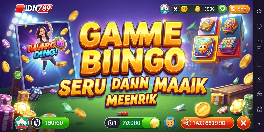 Tampilan gameplay Bingo yang seru dan interaktif.