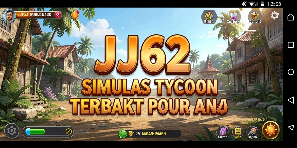 Screenshot gameplay JJ62 menampilkan strategi bisnis yang menarik.