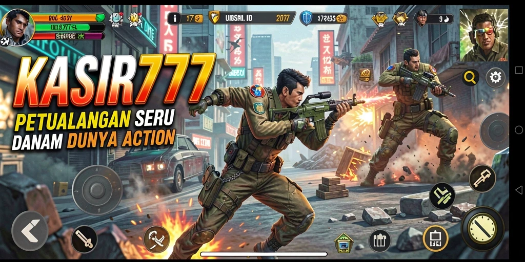Tampilan gameplay KASIR777 yang seru dan mendebarkan.