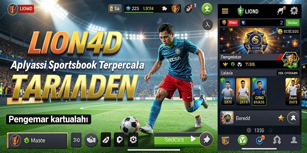 Tampilan gameplay seru dari aplikasi Sportsbook LION4D.