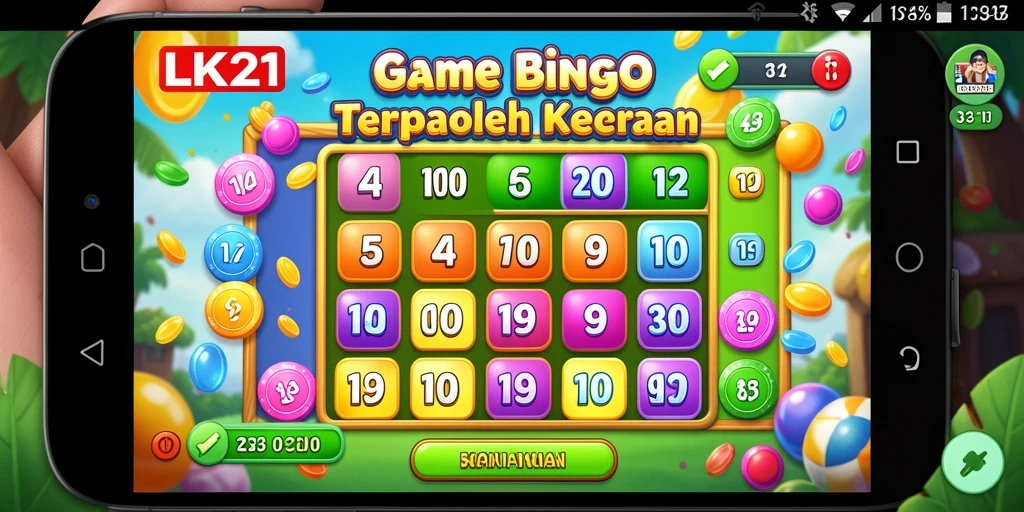 Tampilan gameplay LK21 yang seru dan menarik dalam permainan Bingo.