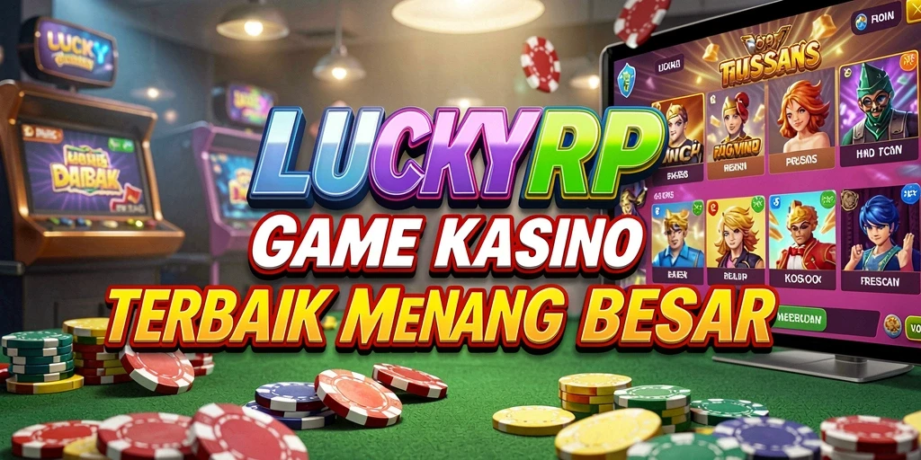 Tampilan gameplay menegangkan di LUCKYRP dengan berbagai pilihan permainan Kasino.