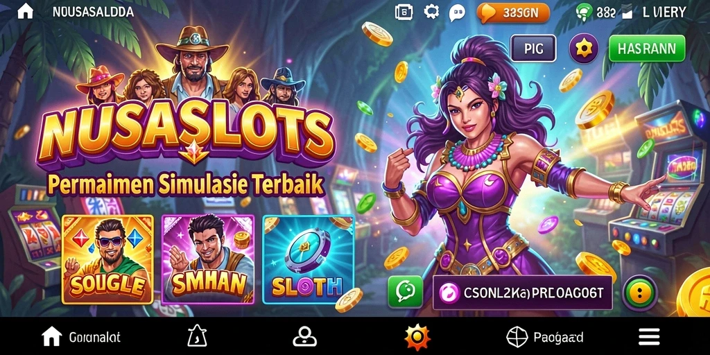 Tampilan menarik dari gameplay NUSASLOTS yang seru dan dinamis.