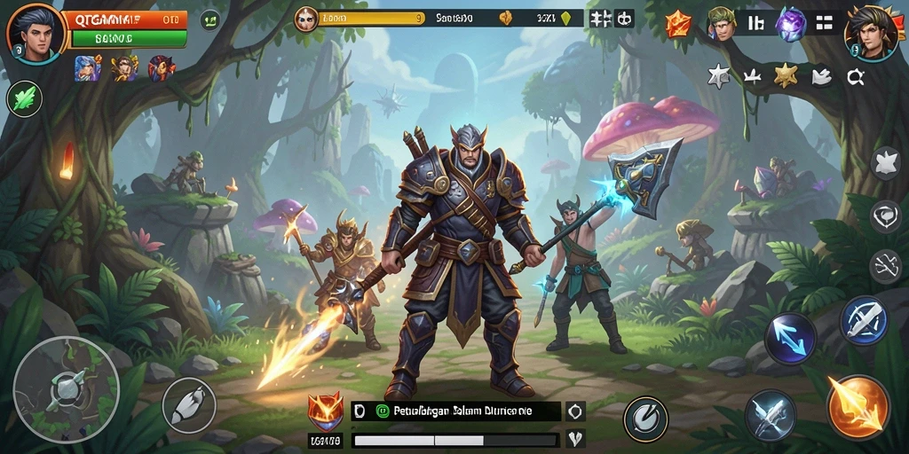 Tangkapan layar gameplay QTGAME yang menarik dengan aksi RPG yang mendebarkan.
