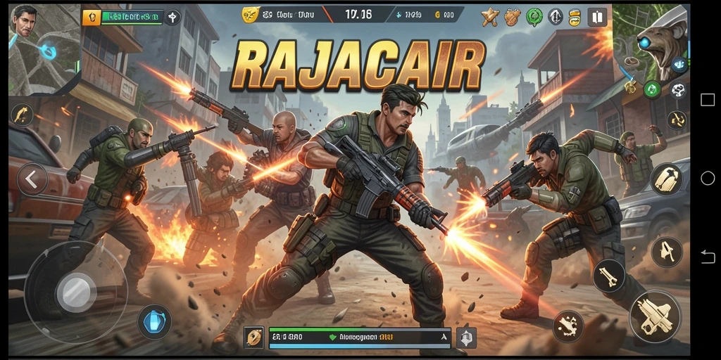 Gameplay RAJACAIR yang penuh aksi dan petualangan mendebarkan.