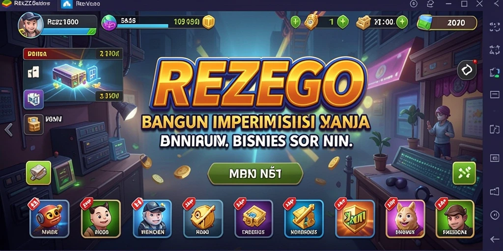 Tampilan gameplay <strong>REZEGO</strong> yang menarik dan penuh strategi.