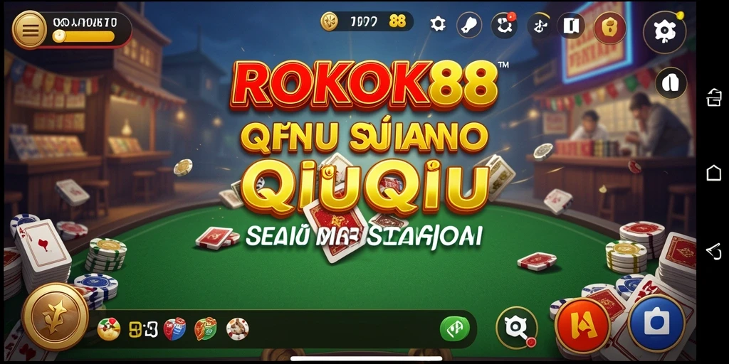 Screenshot ROKOK88 menampilkan gameplay seru dan interaktif.