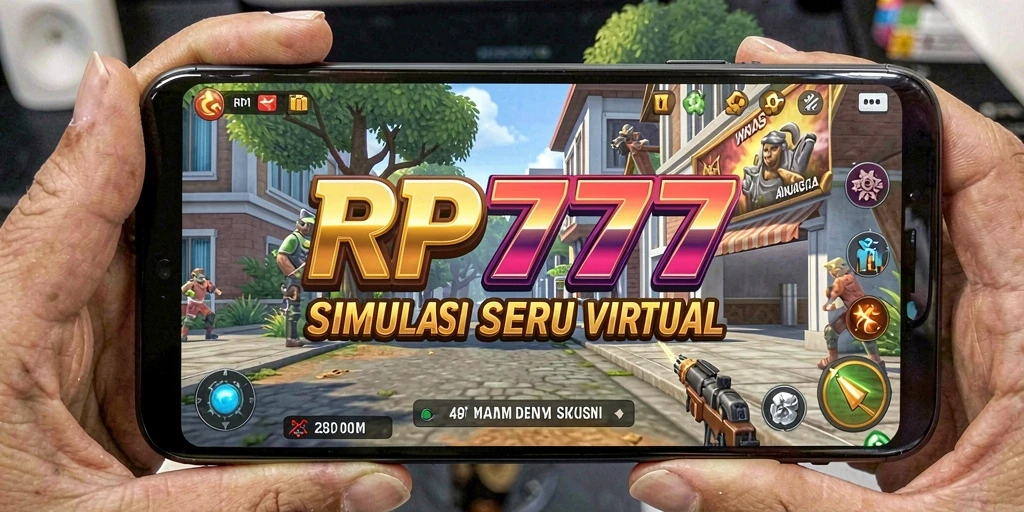 Screenshot utama RP777 menampilkan gameplay menarik dan interaksi seru.