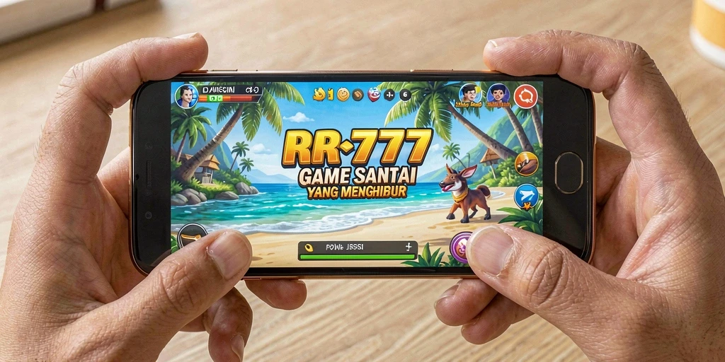 Screenshot gameplay RR777 yang ceria dan menghibur.
